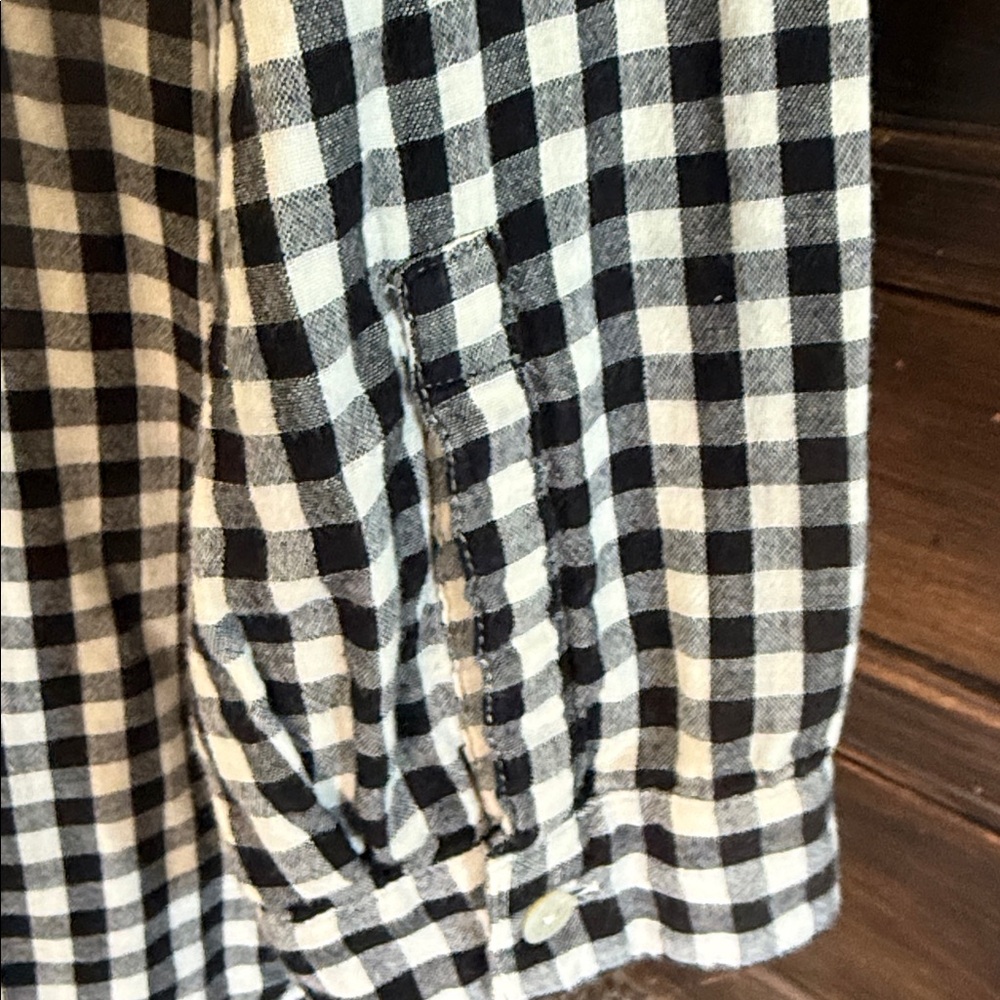 J Jill Shift Gingham Flannel Tunic - image 8